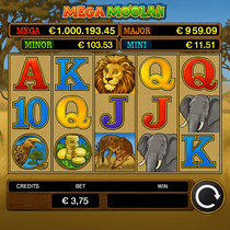 Spinanga - Mega Moolah Slot Game - Progressive Jackpot